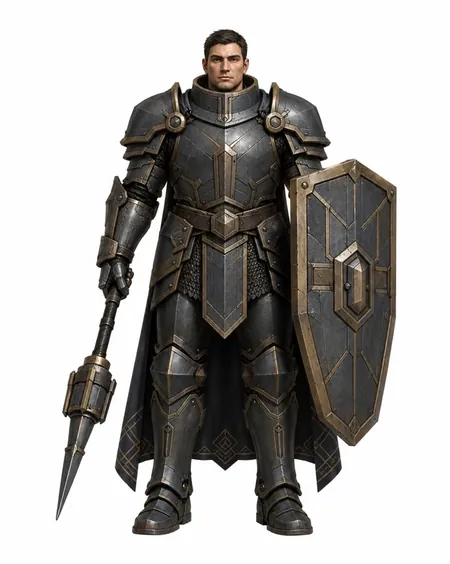 Bastion Lancer full-body concept
